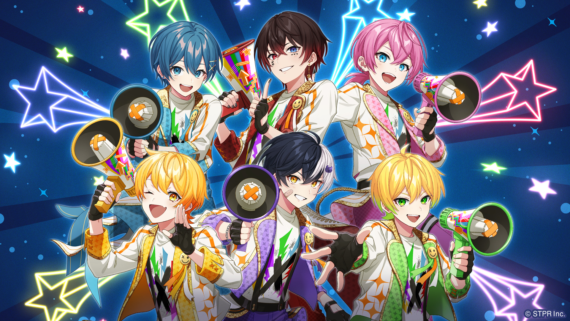 AMPTAKxCOLORS ぷりっつ2ndビジュ AMPTAKxCOLORS ぷりっつ 2周年 缶バッジ アンプタックカラーズ